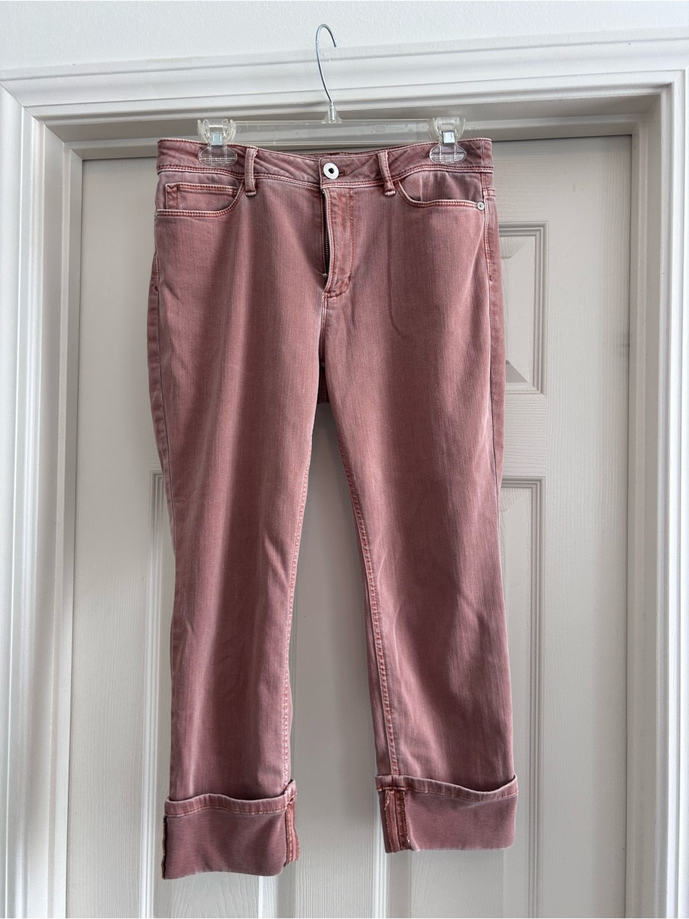 J. Jill Dusty Rose Cropped Jeans